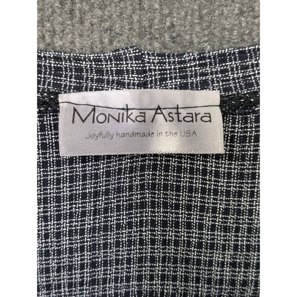 Monika Astara Tunic Womens XL Oversized Handmade Sharkbite Hem - Picture 3 of 11